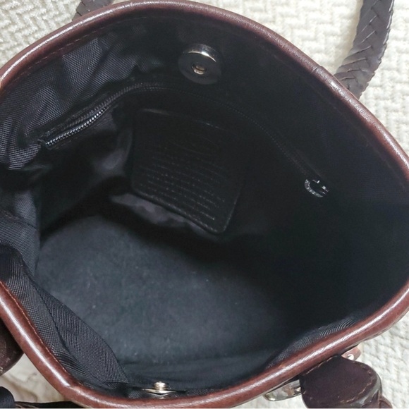 Brighton Leather Bucket Bag - Picture 8 of 12